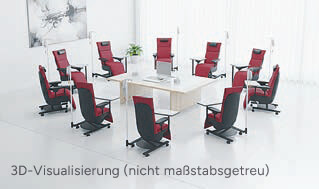 Ambulante Überwachungsstationen (3D-Visualisierung)