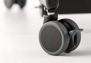 Einzeln bremsbare Rollen