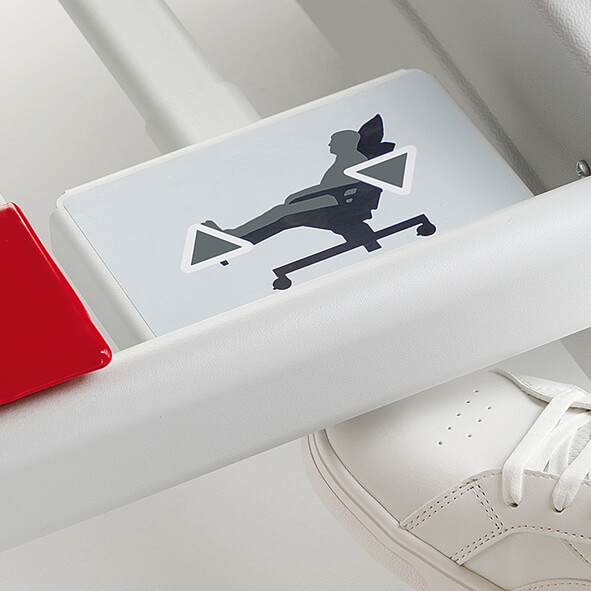 Fußschalter Höhenverstellung