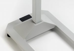 Höhenverstellung beim Multifunktionstisch durch Gasdruckfeder