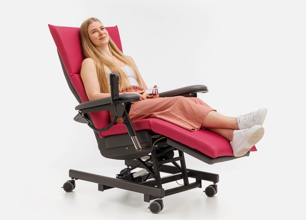 Slim Line mit sitzender Patientin
