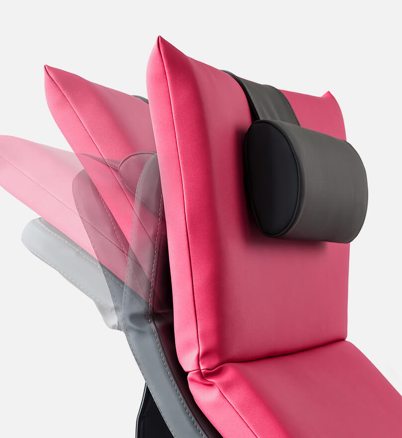 Stufenlose Verstellung der Rückenlehne