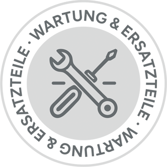 Wartung und Ersatzteile