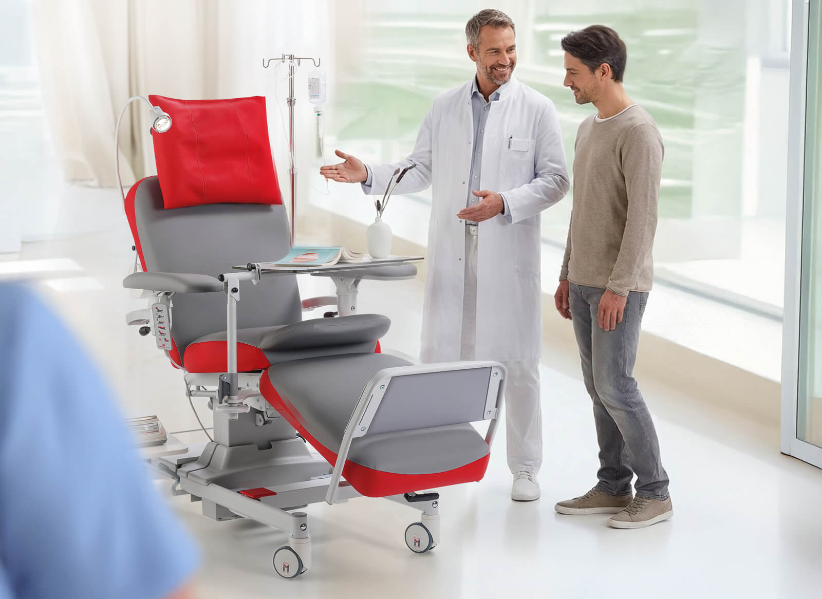 Onkologie-Behandlungsstuhl: Komfort zur Stressreduktion von Patienten