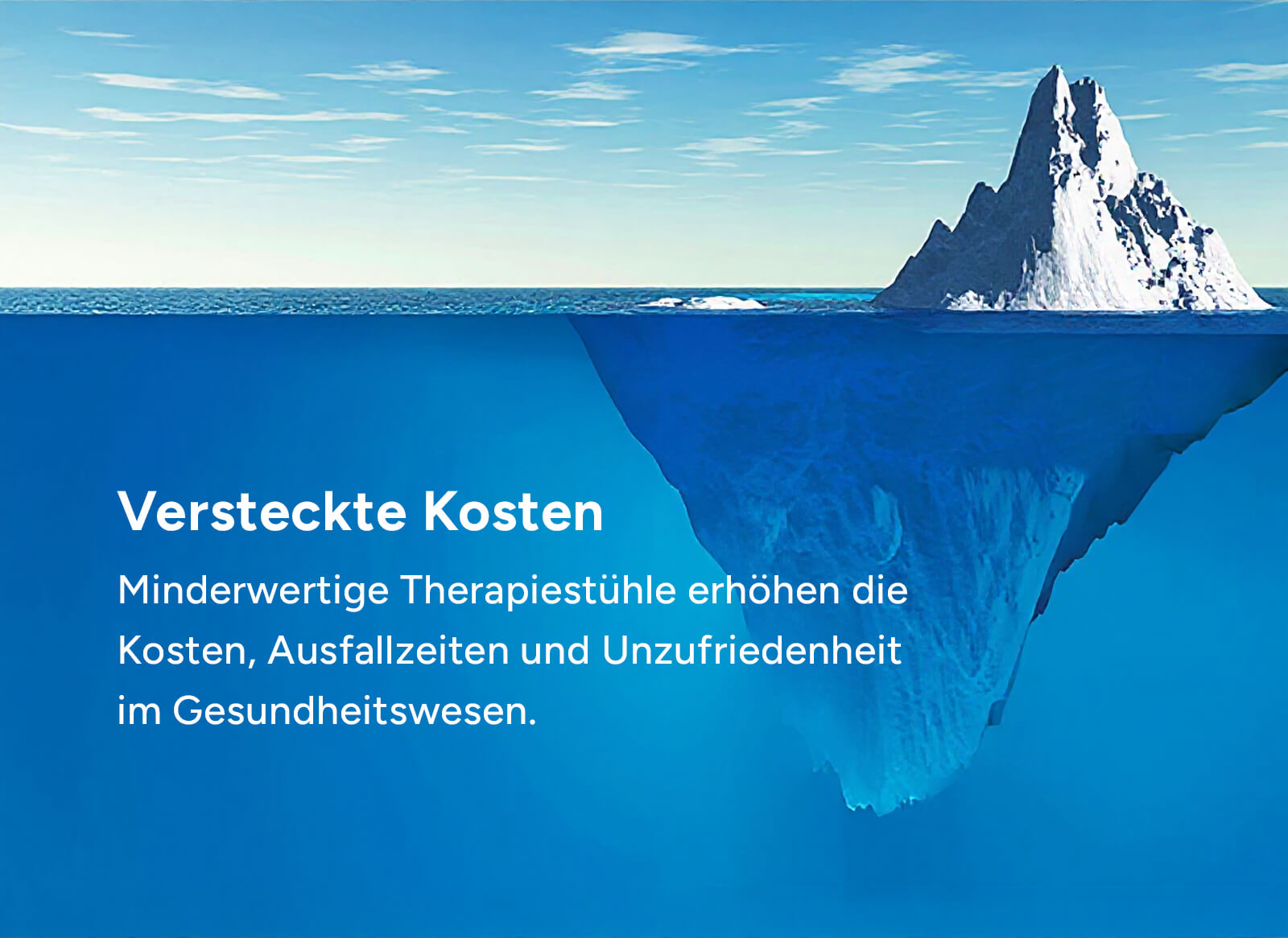 Versteckte Kosten im Gesundheitswesen bei Nutzung Therapiestühle
