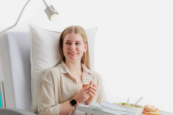 Wie man Patienten zu einer geeigneten Sitzposition verhilft