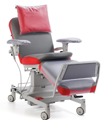 Höhenverstellbare Blutspendestühle