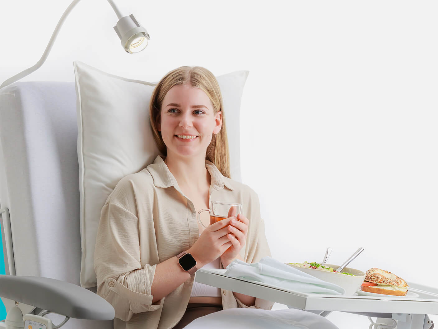 Sitzposition von Patienten verbessern