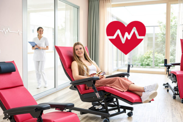 Radialis-Lounge oder Kardio-Lounge in der Kardiologie: Warum bequeme Therapie&shy;stühle unverzichtbar sind