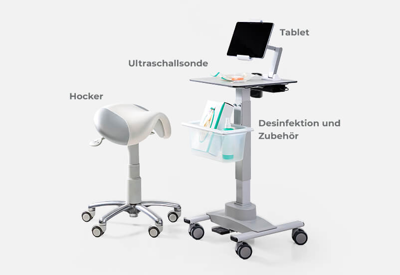 Arbeitsplatzlösung POCUS-Untersuchungen