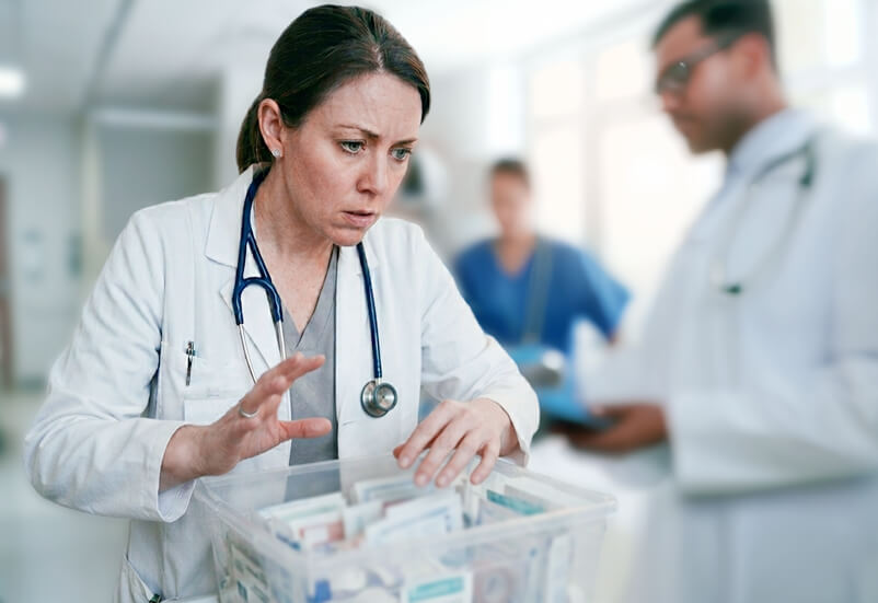 Fehlende Arbeitsmaterialien Pocus-Gerät