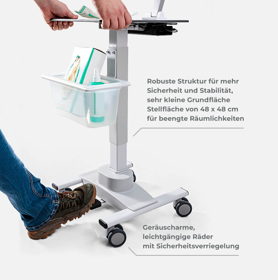 Fußpedal POCUS-Arbeitsplatz-Lösung