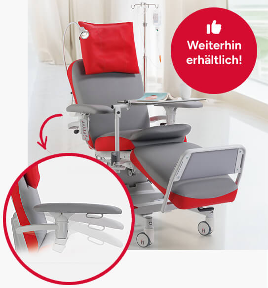 Therapiestuhl Comfort Line2 ist weiterhin erh&auml;ltlich