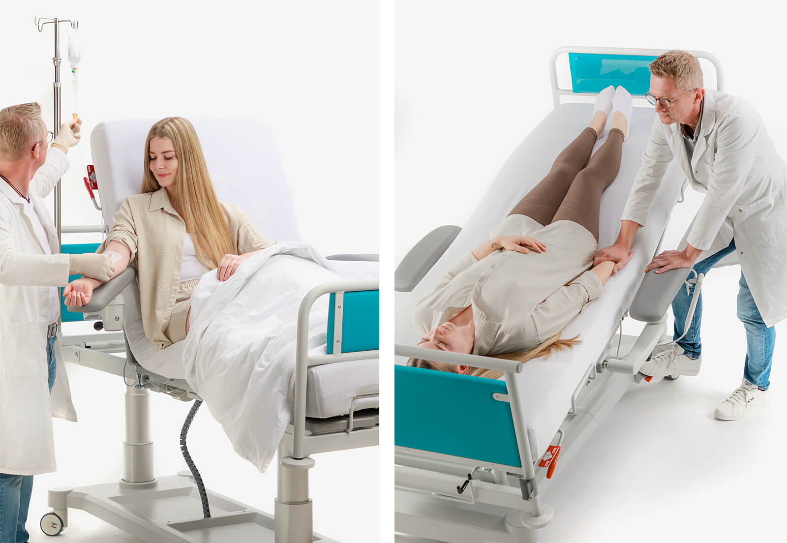 Therapiestuhl: Bild zeigt ergonomisches Arbeiten